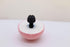 Rose Pink Flocked Round Puppet Nose - 40mm - FurriFingers